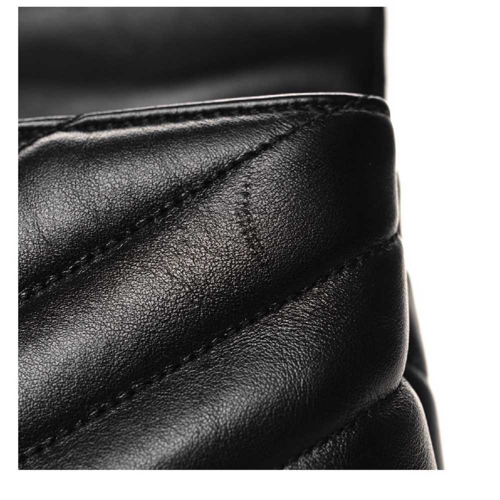 Saint Laurent Toy Loulou Black Calfskin Quilted Monogram Crossbody Bag - Picture 6 of 8